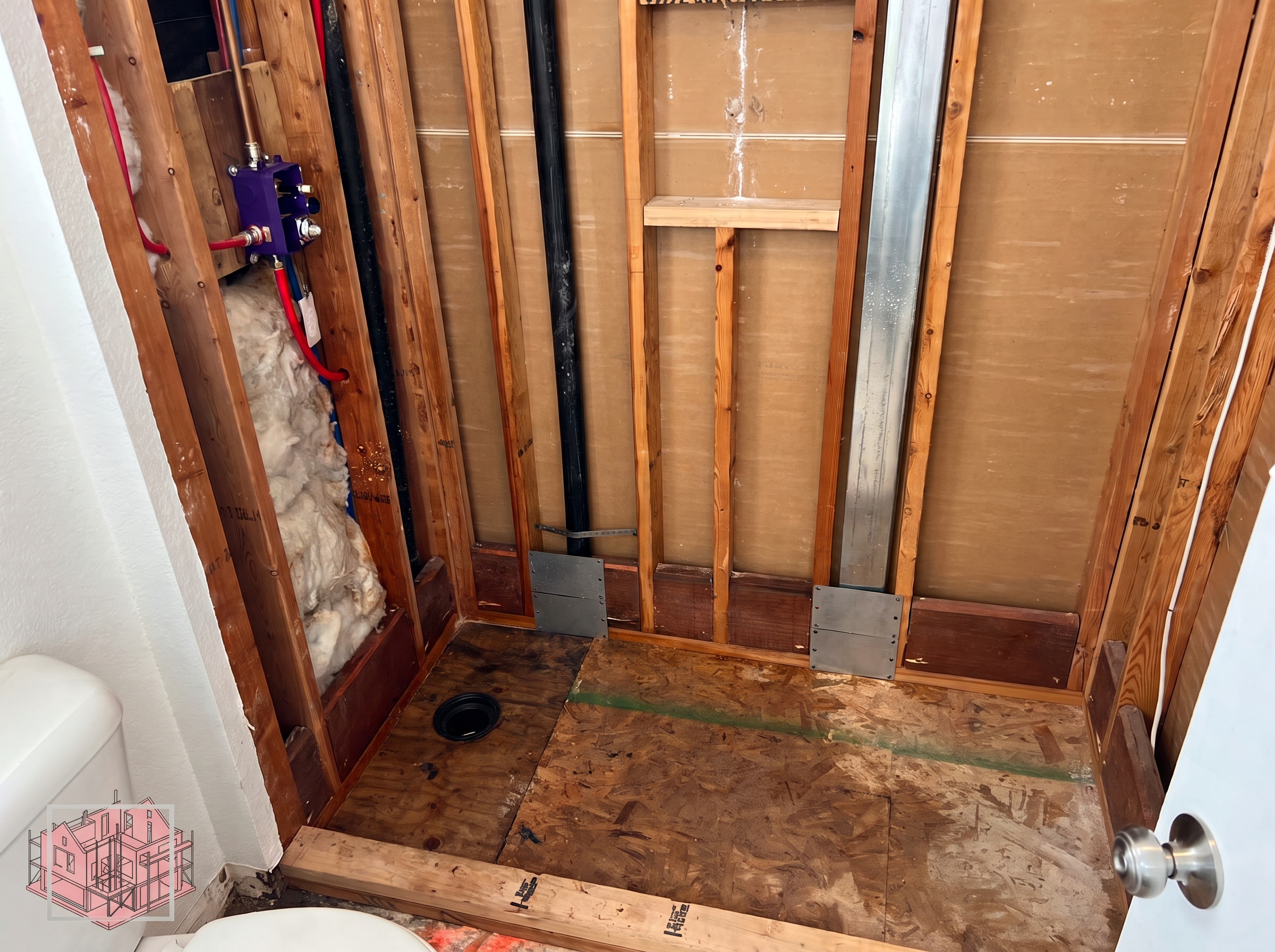 Rough in plumbing